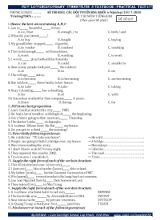 Đề thi khảo sát chất lượng các đội tuyển học sinh giỏi môn Tiếng Anh Lớp 6 - Đề số 637 - Năm học 2017-2018 - Đỗ Bình